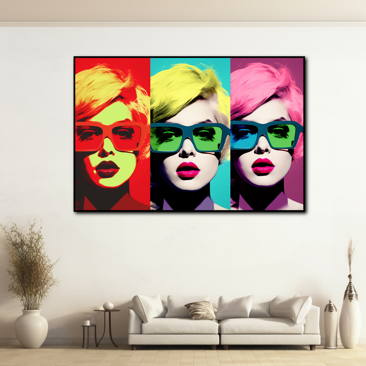 Tableau Lady Gaga Pop Art