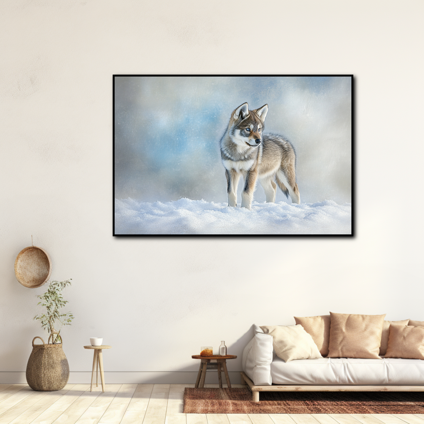 Tableau Loup Petit Loup
