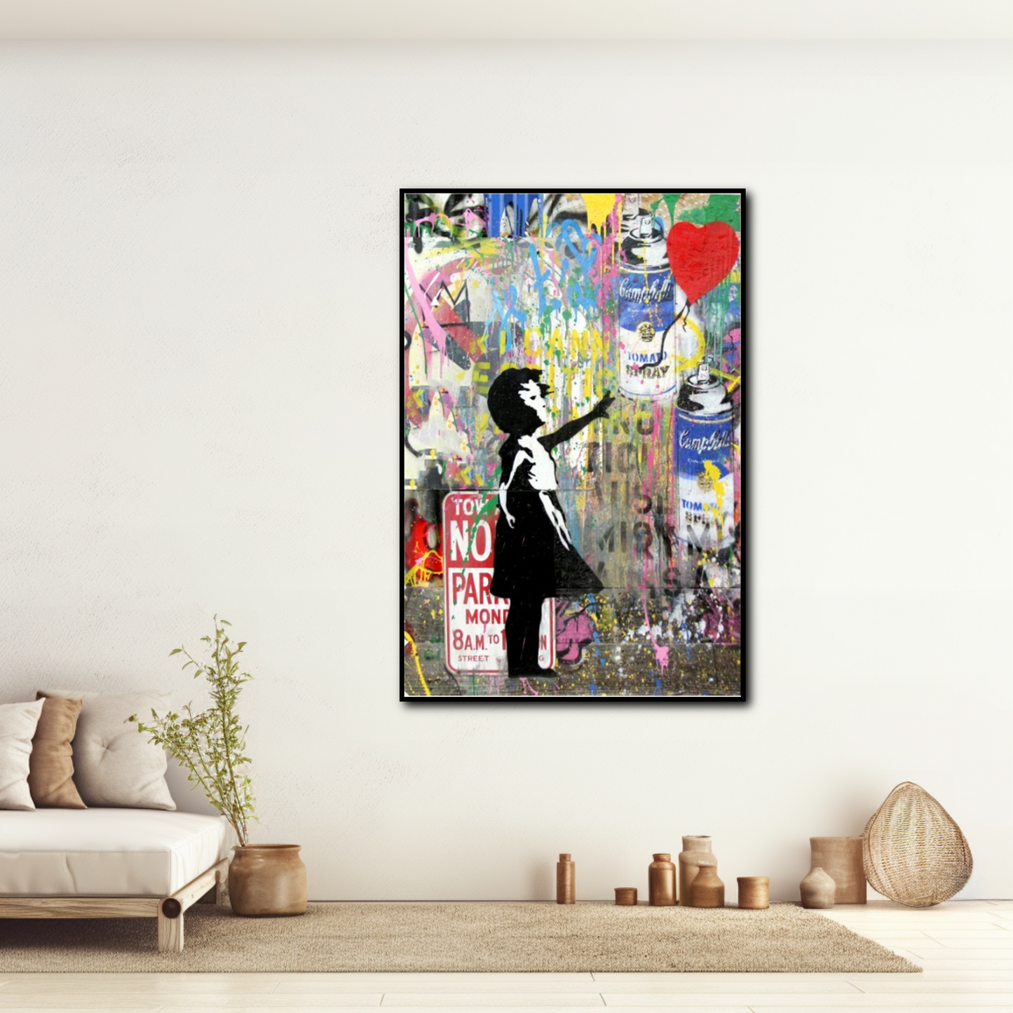 Tableau Pop Art Graffiti Artiste