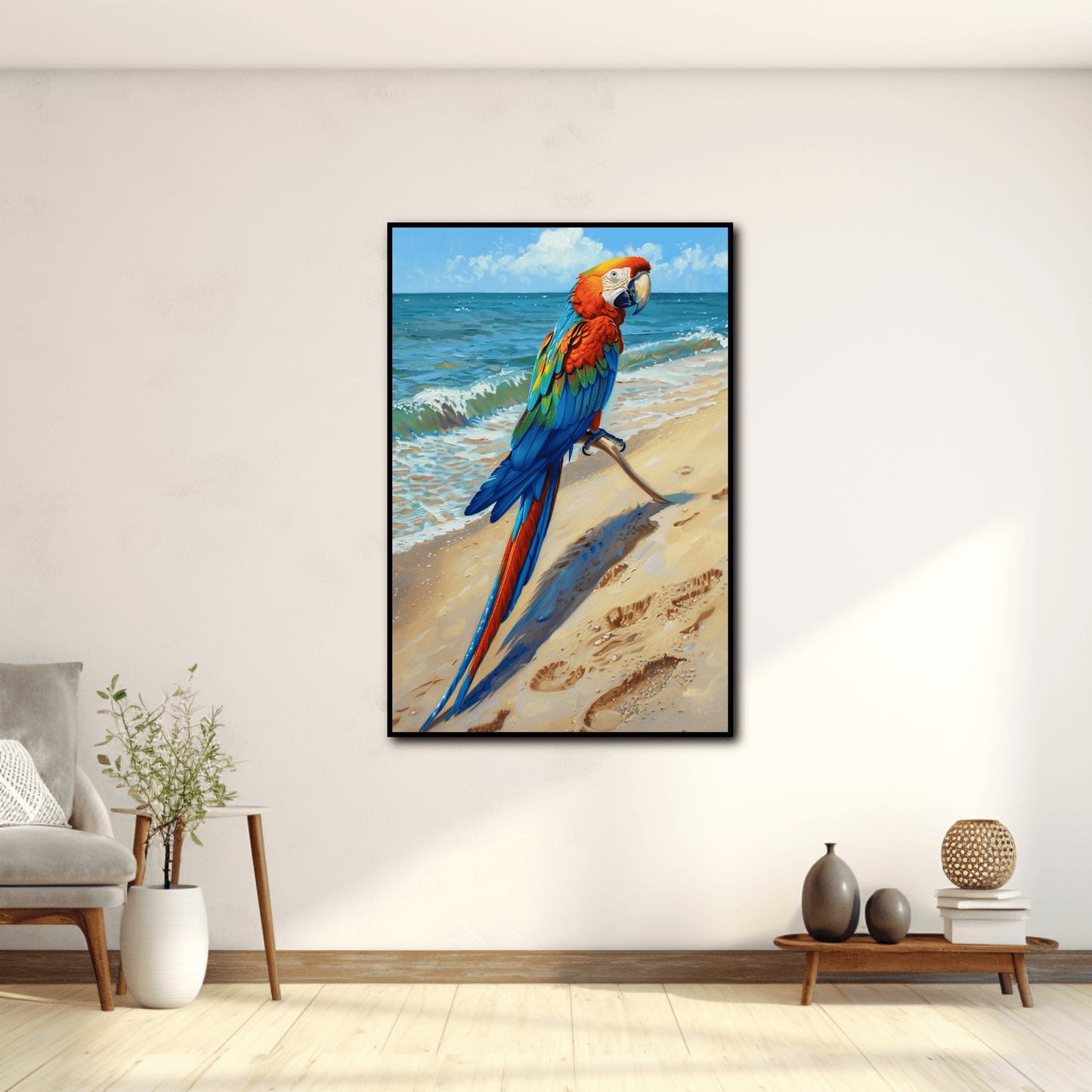 Tableau Ara sur le Sable