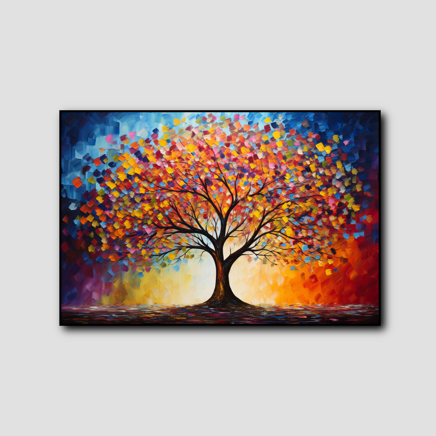 Tableau Arbre de Vie Couleur