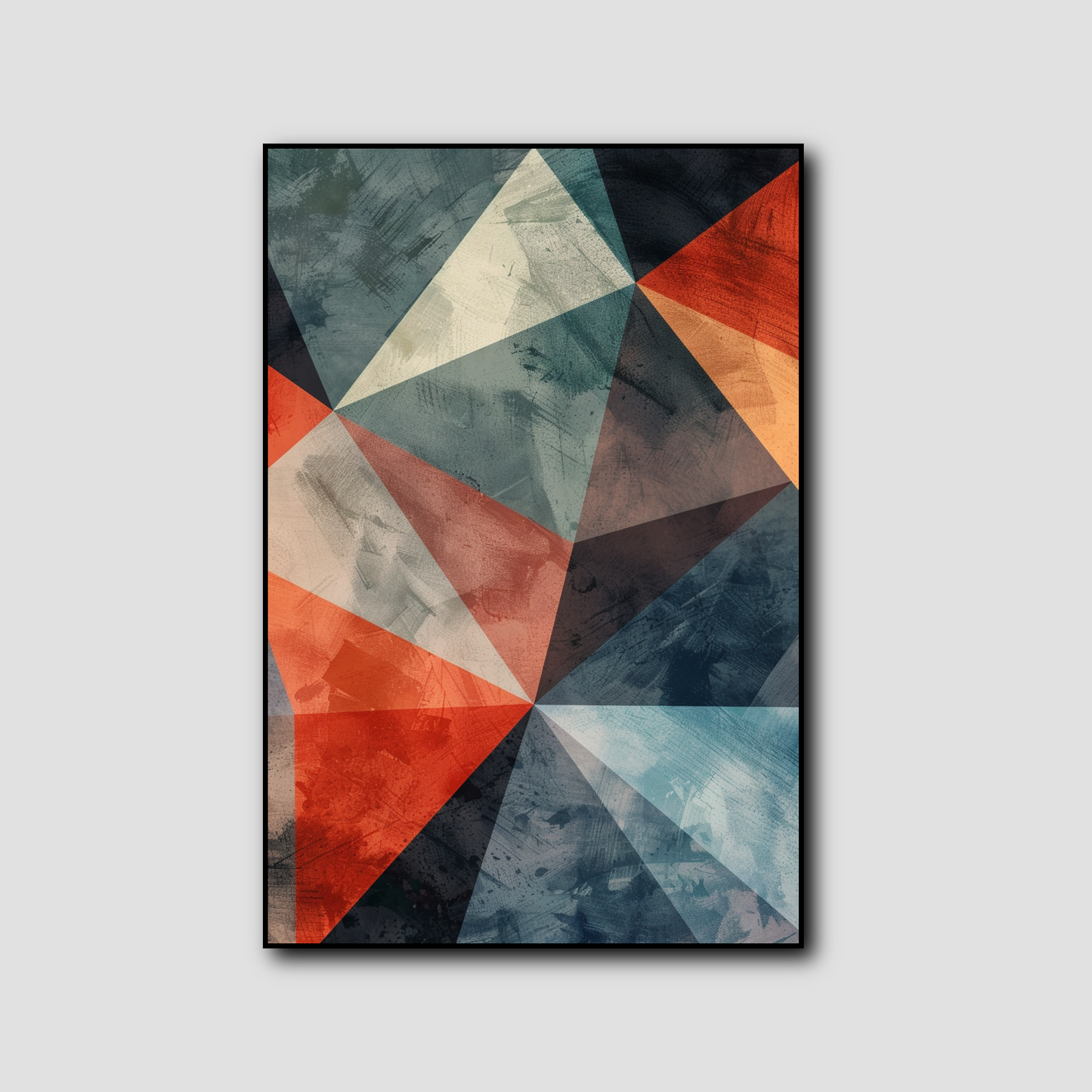 Tableau Géométrique Moderne