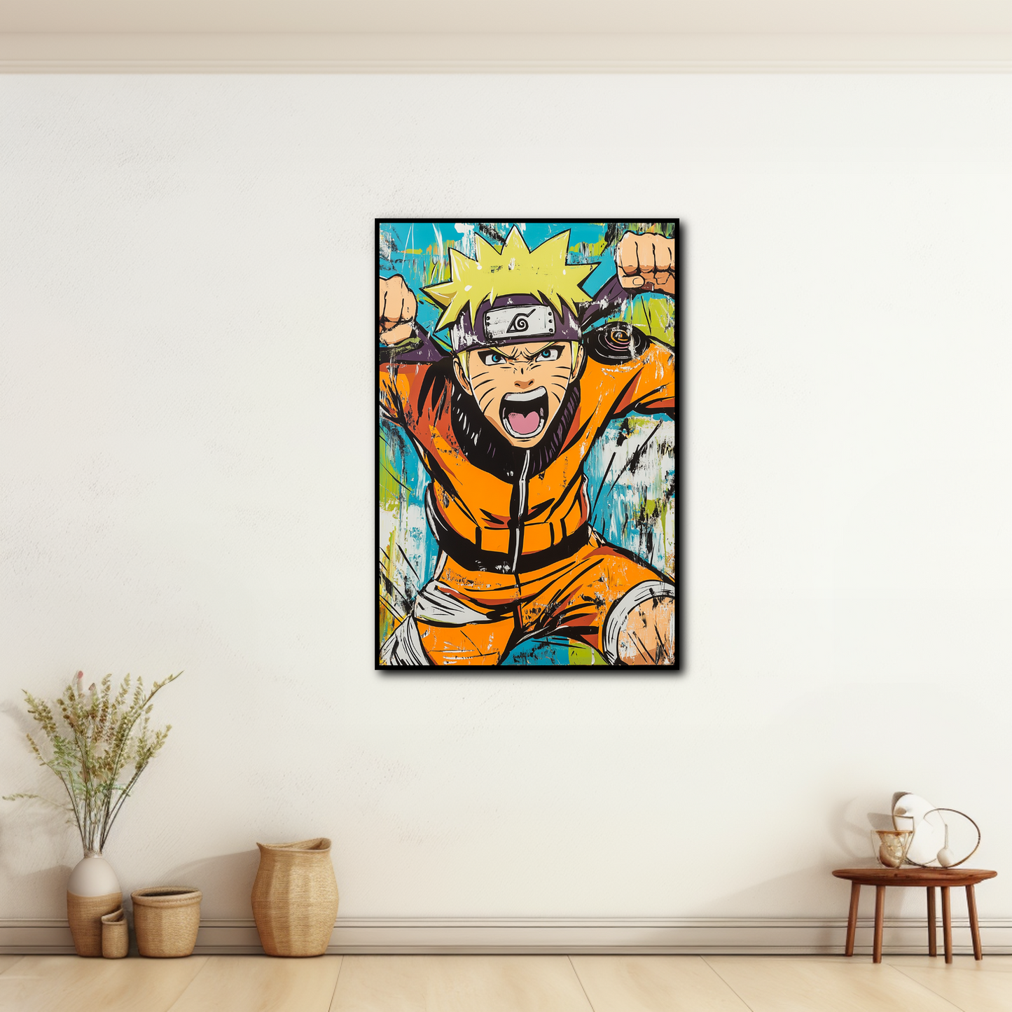 Tableau déco Naruto Manga Pop Art