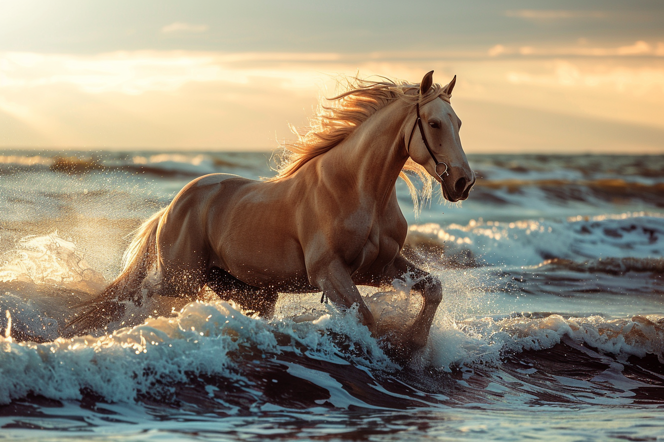 Tableau Cheval à la Mer