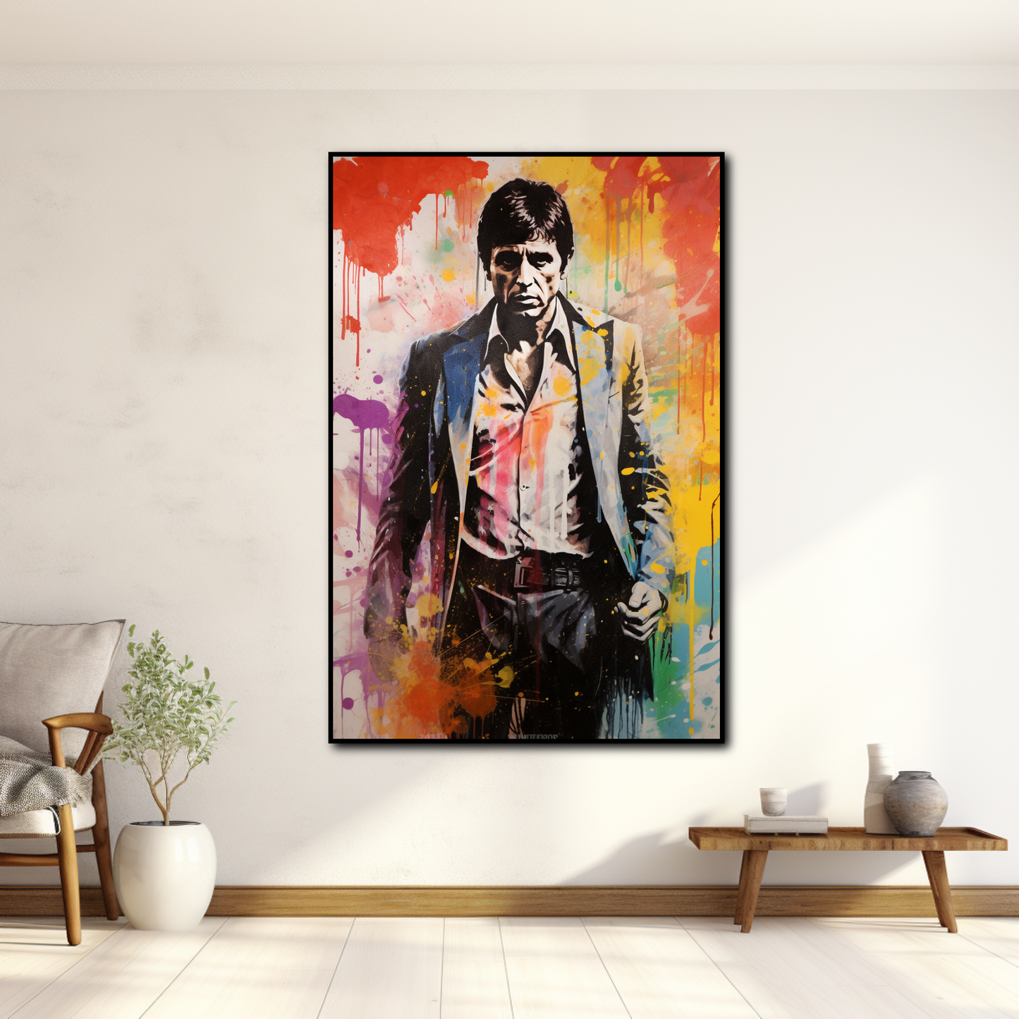 Tableau Tony Montana Street Art