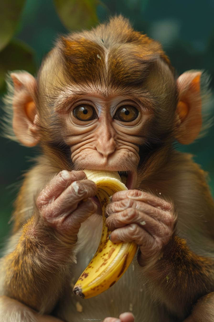 Tableau Singe Banane