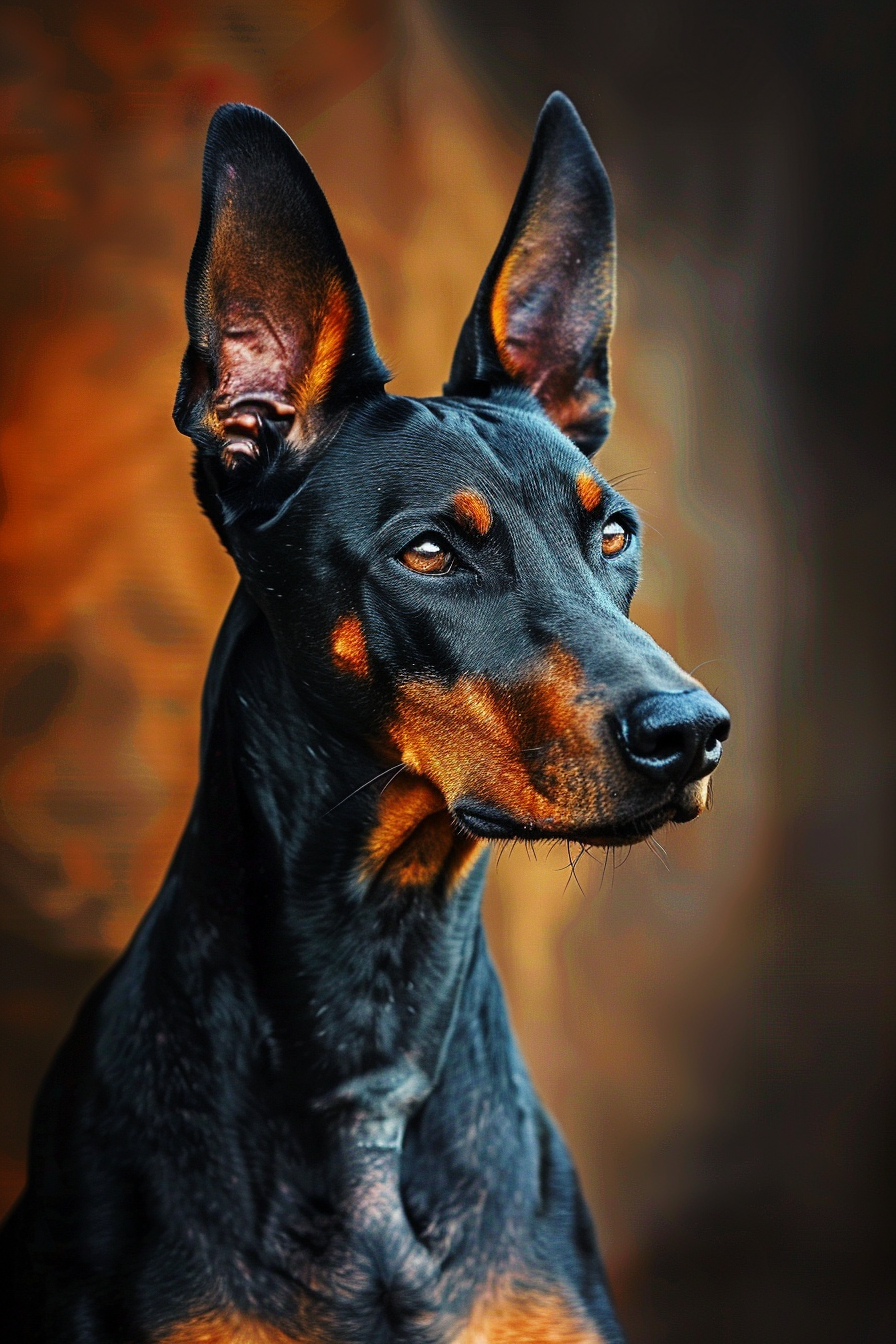Tableau Moderne Doberman