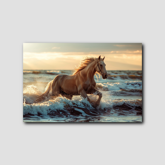 Tableau Cheval à la Mer