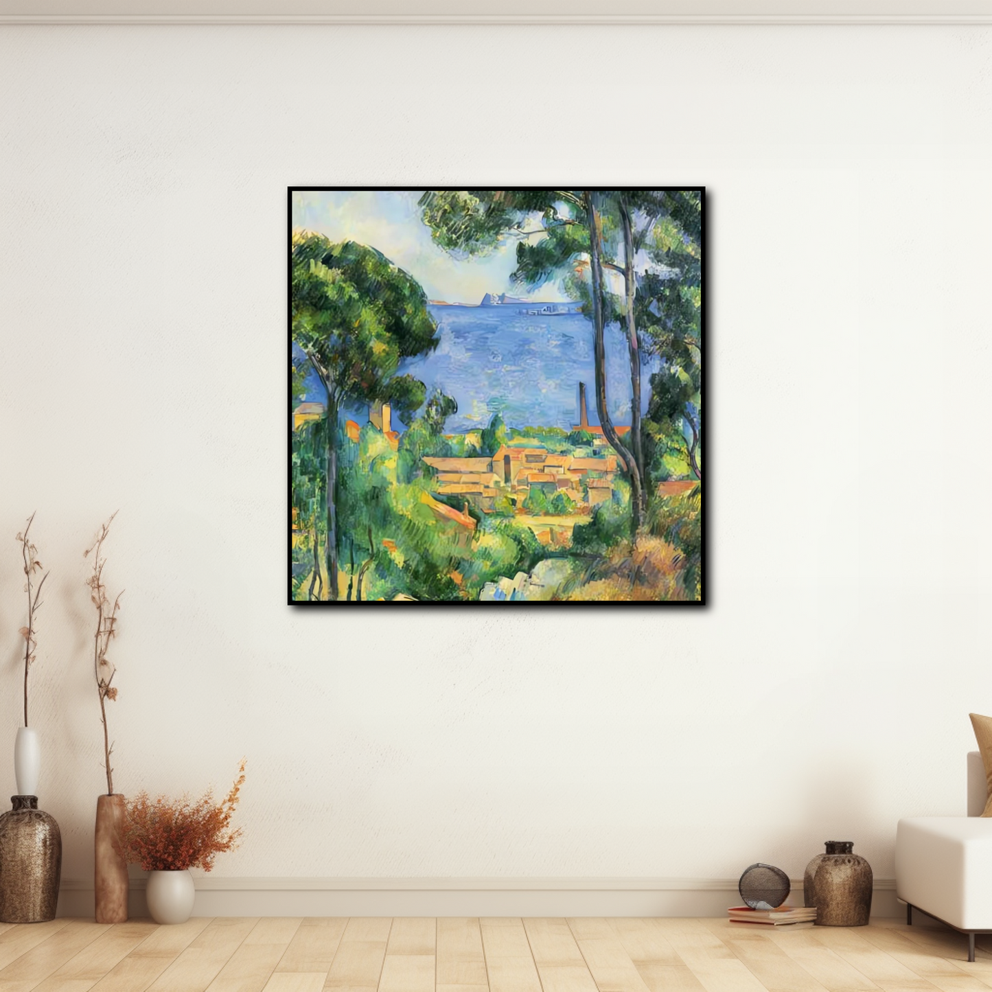 Vue sur l'Estaque et les Châteaux d'If - Paul Cézanne