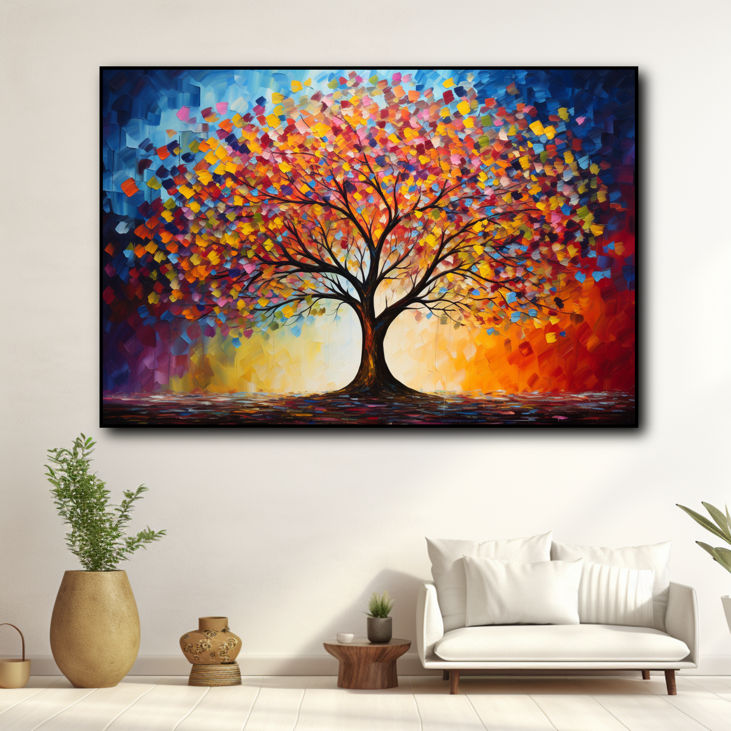 Tableau Arbre de Vie Couleur