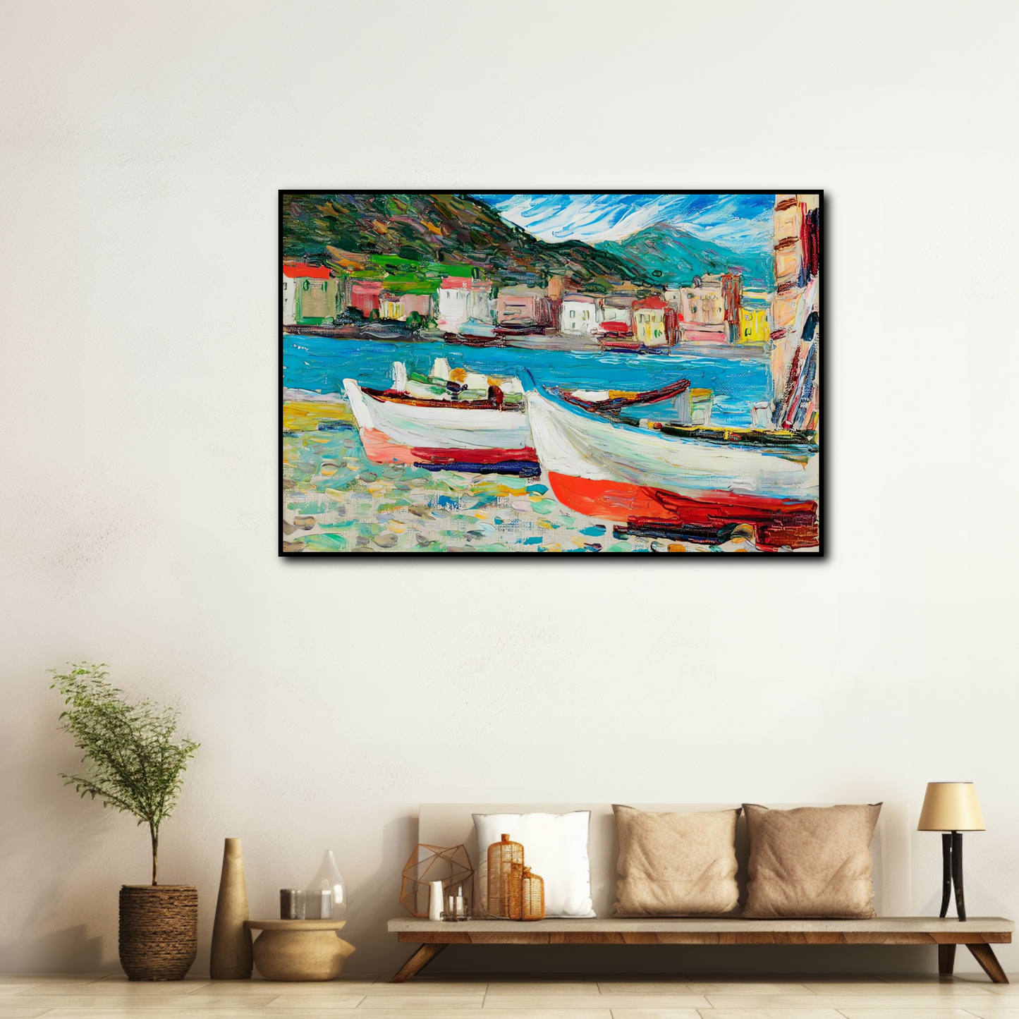 Rapallo, bateaux - Vassily Kandinsky