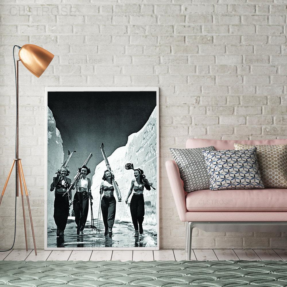 Tableau Ski Vintage
