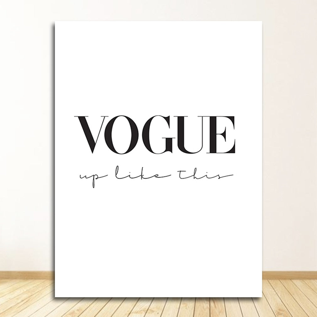 Tableau Vogue Vintage