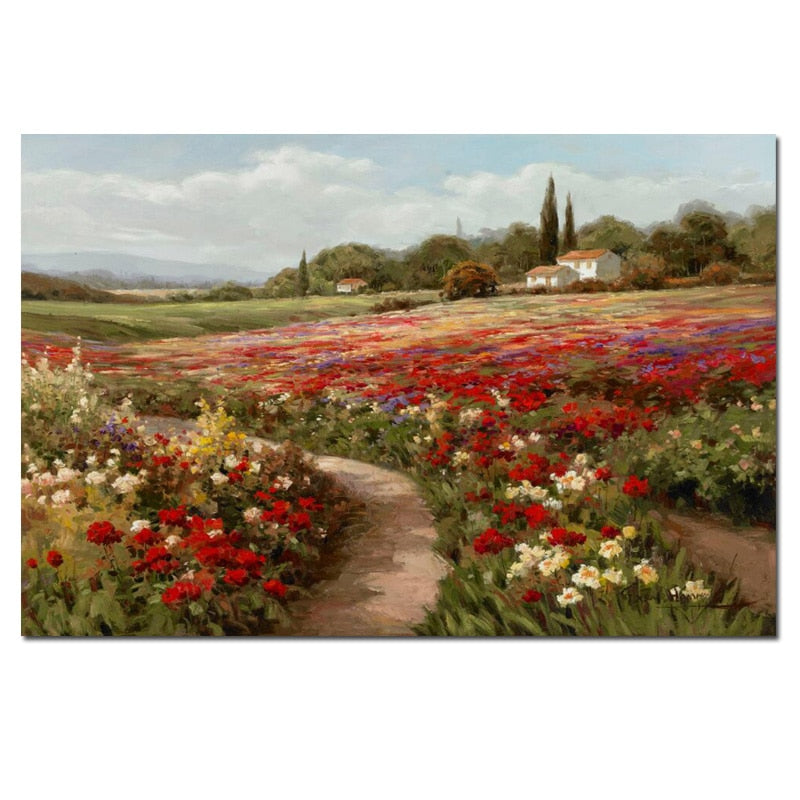 Tableau Paysage Vintage