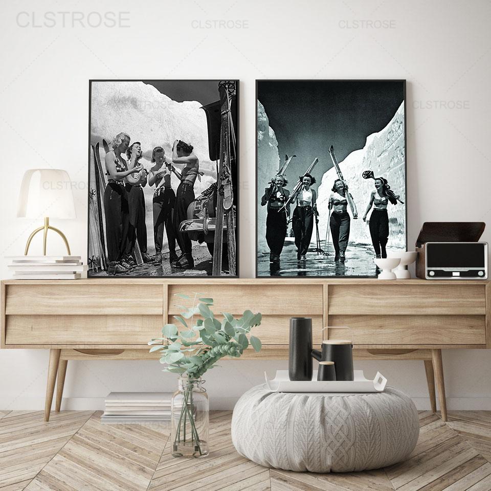 Tableau Ski Vintage