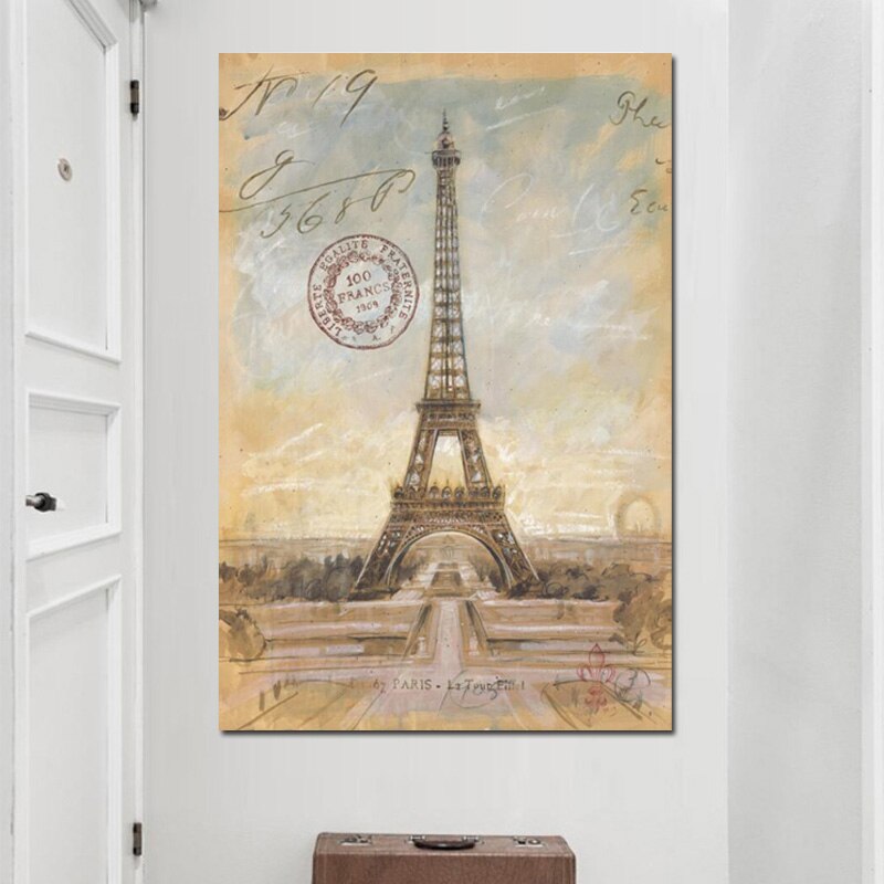 Tableau Rétro Tour Effiel