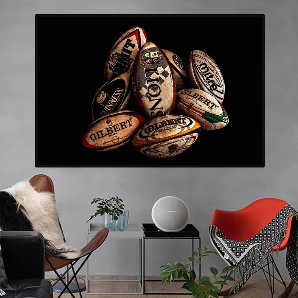 Tableau Rugby Vintage