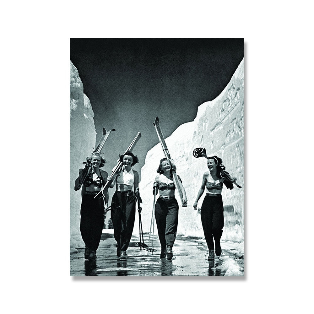 Tableau Ski Vintage