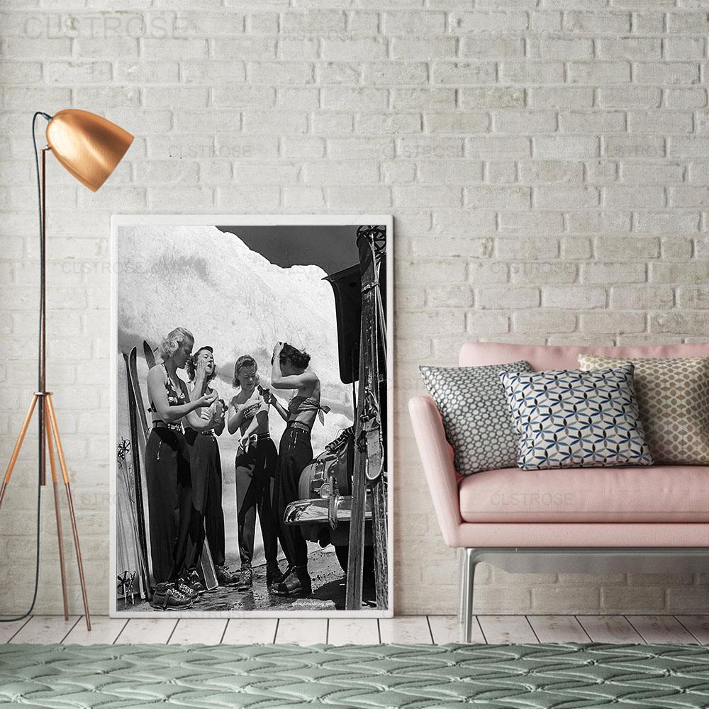Tableau Ski Vintage