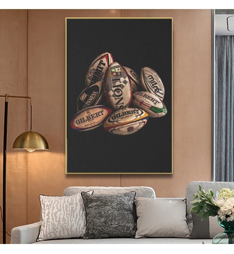 Tableau Rugby Vintage