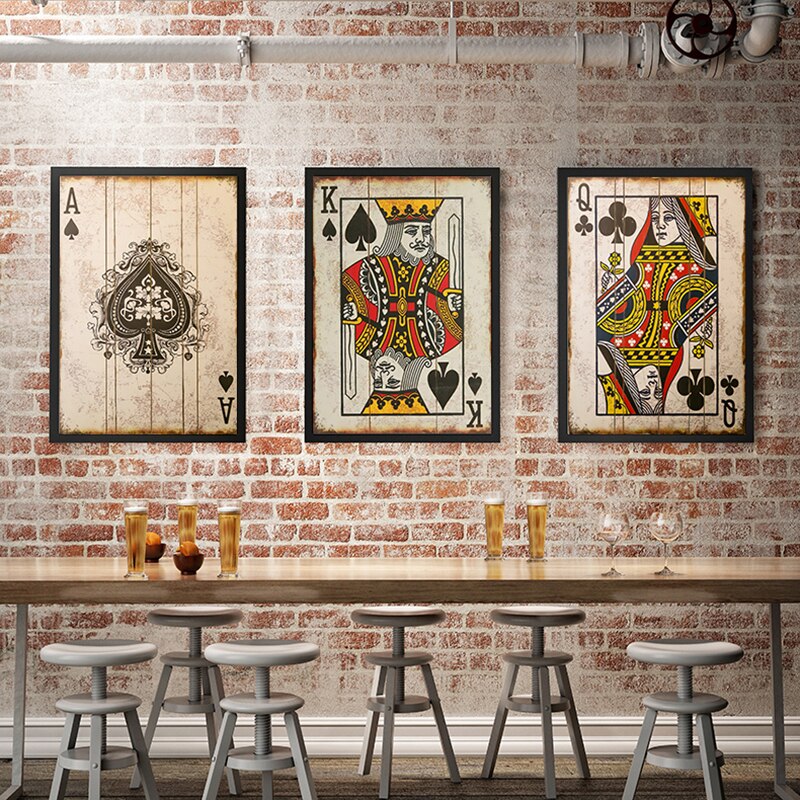 Tableau Vintage Poker