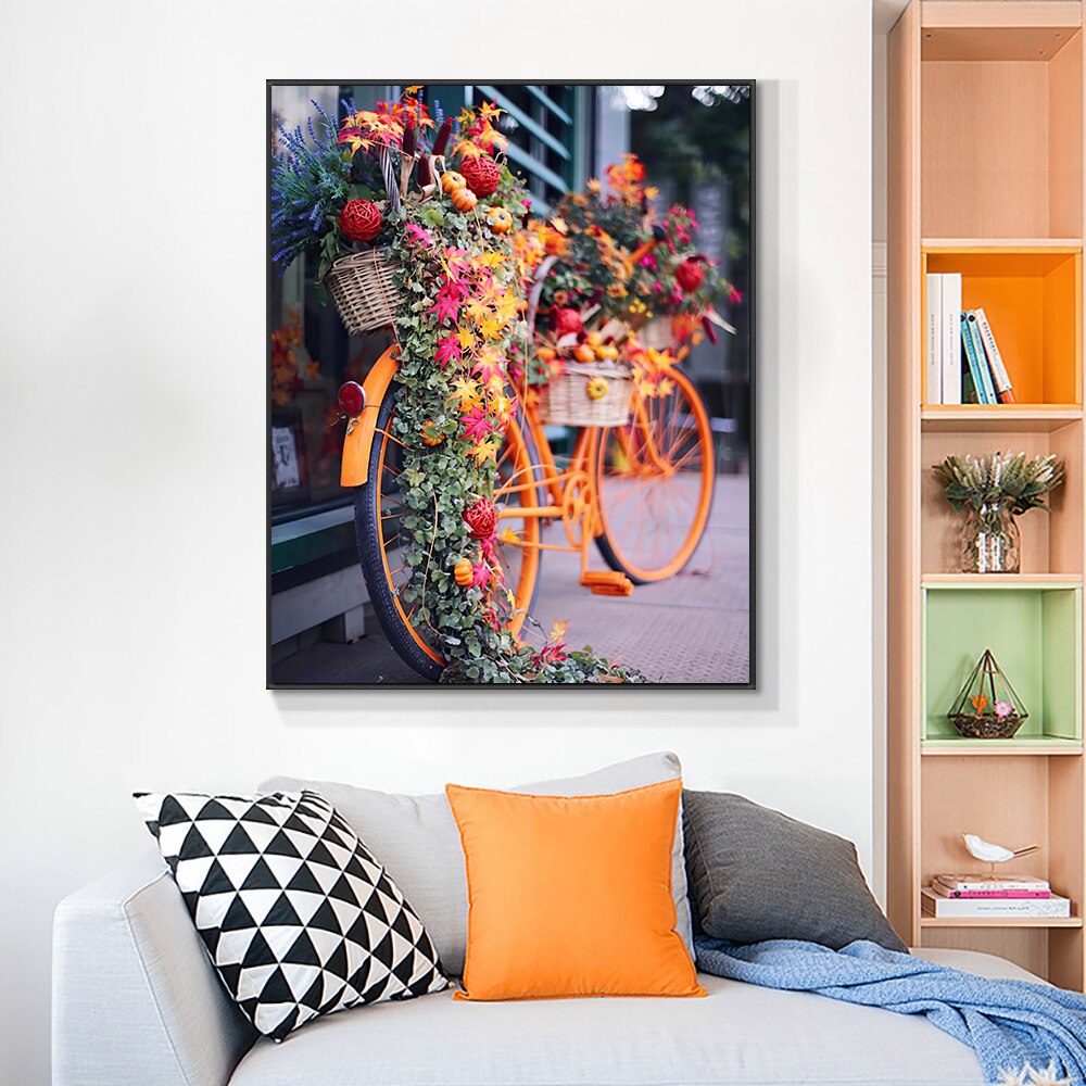 Toile Rétro Vélo
