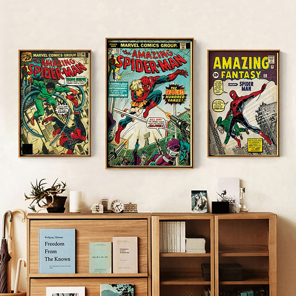 Tableau Retro Marvel