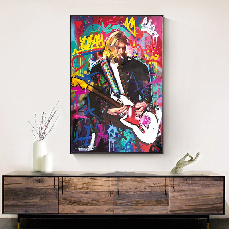 Tableau Pop Art Rock Icons