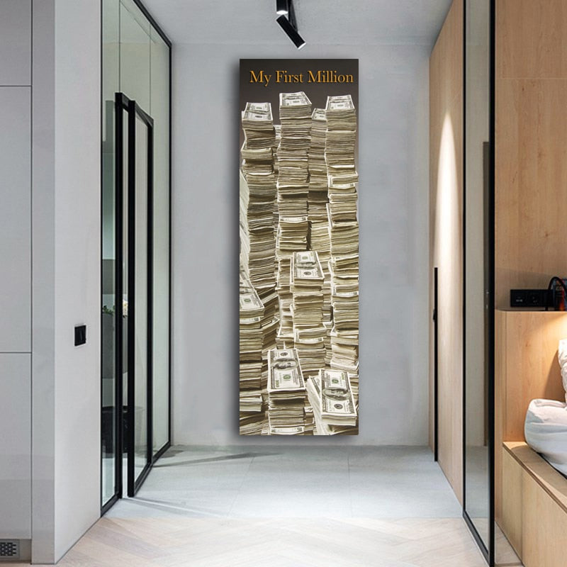 Tableau Tas de Billet Scandinave