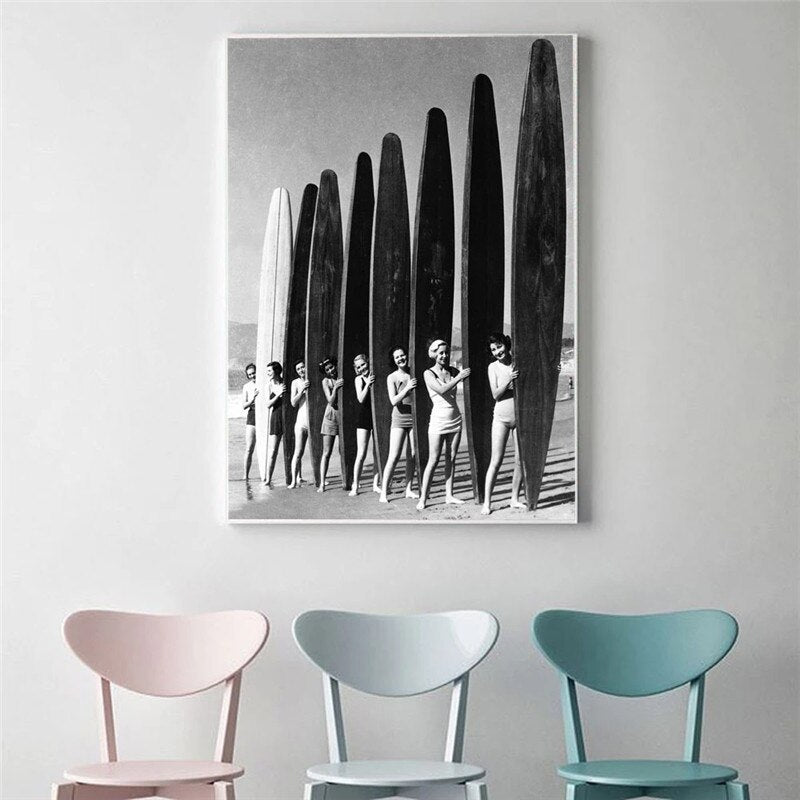 Tableau Rétro Surf