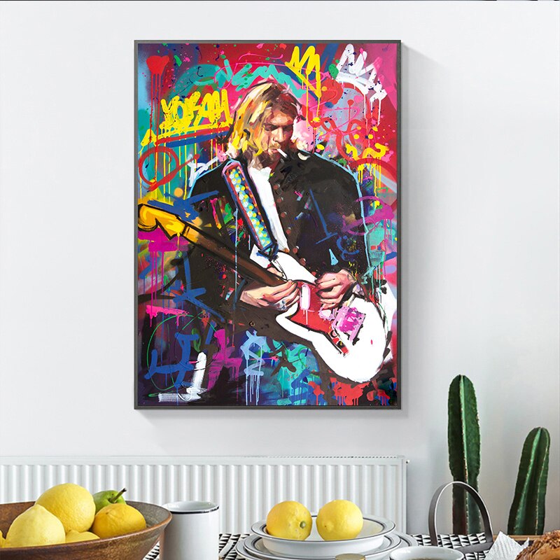 Tableau Pop Art Rock Icons