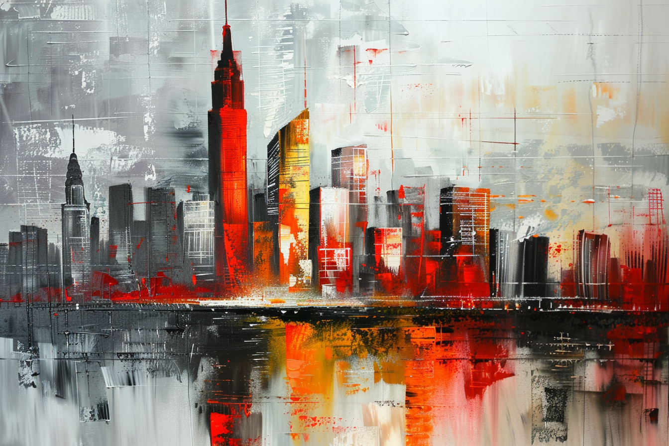 Tableau Abstrait New York