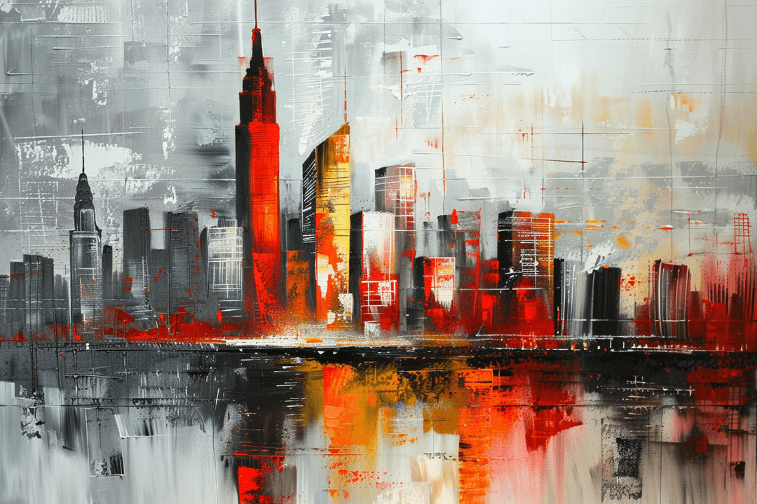 Tableau Abstrait New York