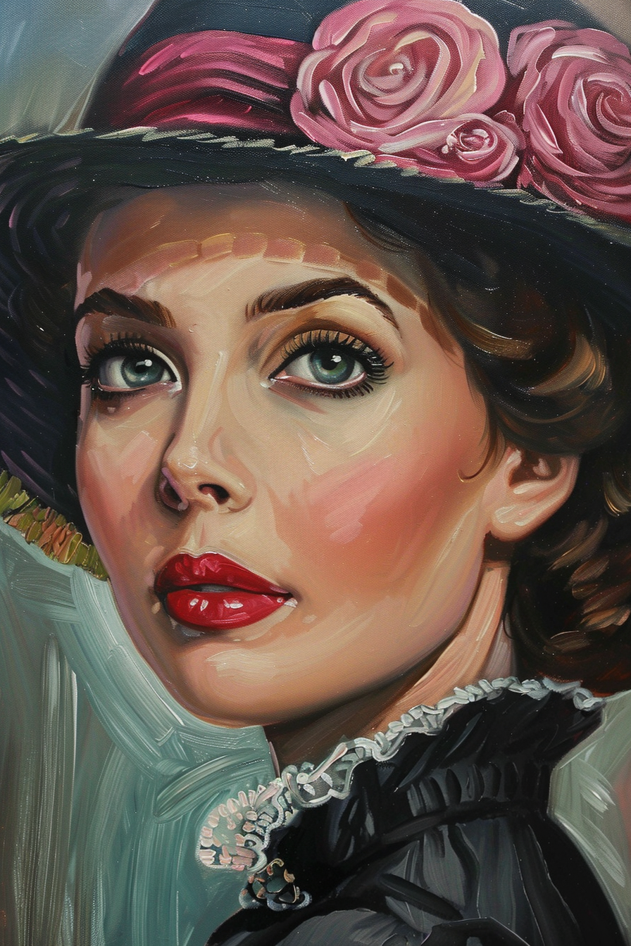 Tableau Femme Vintage