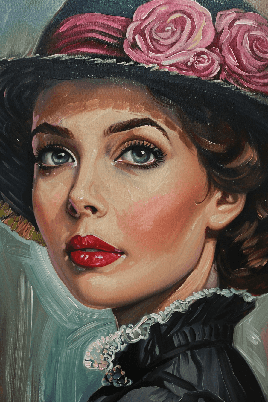 Tableau Femme Vintage