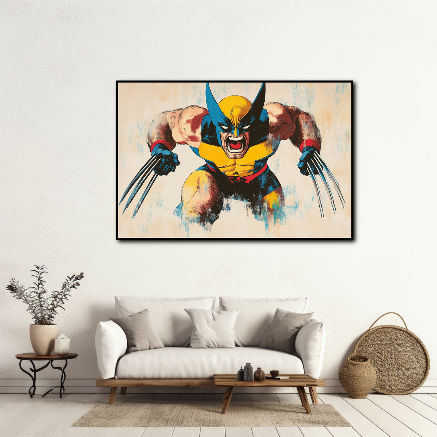 Tableau déco Wolverine Dc-Comics bande dessinée