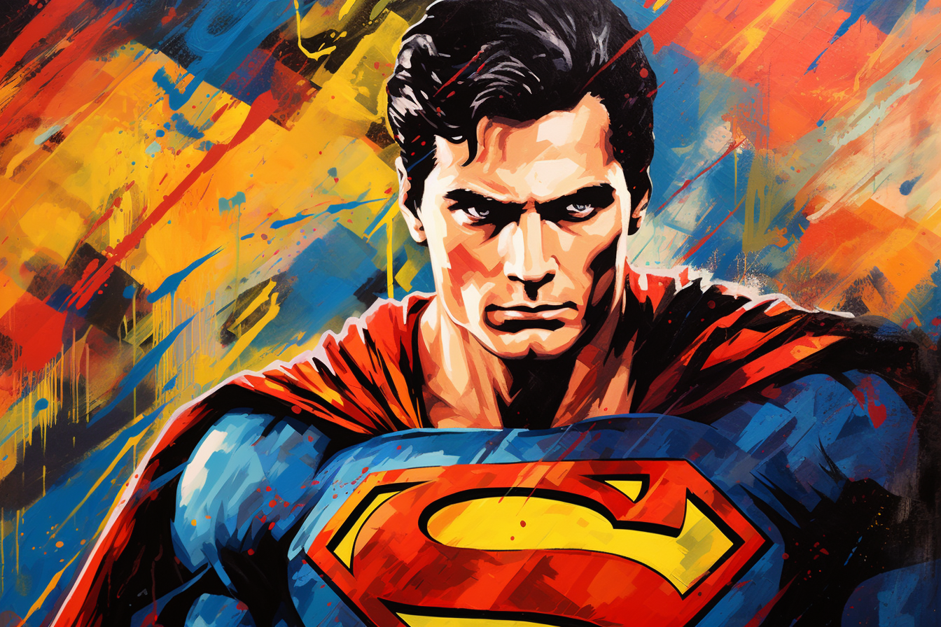 Tableau Superman Street Art