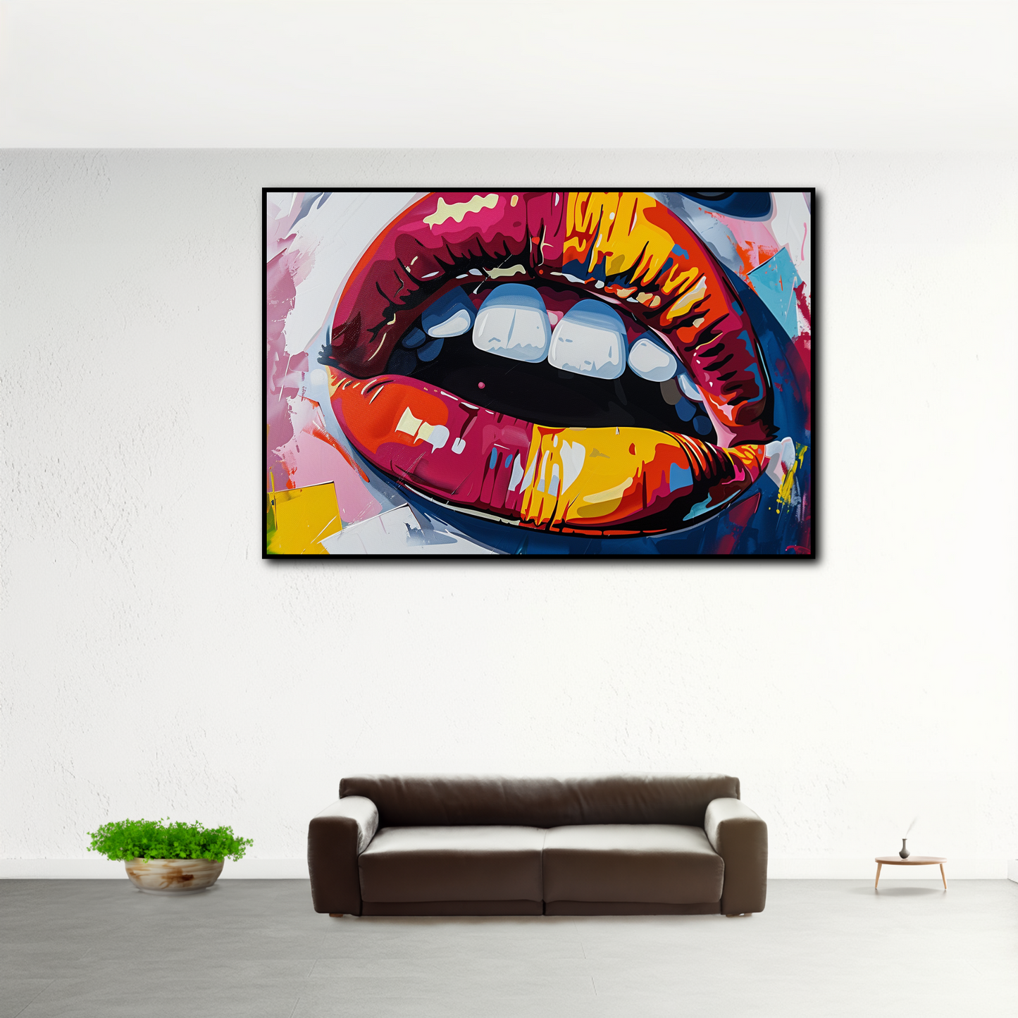 Tableau Bouche de Femme