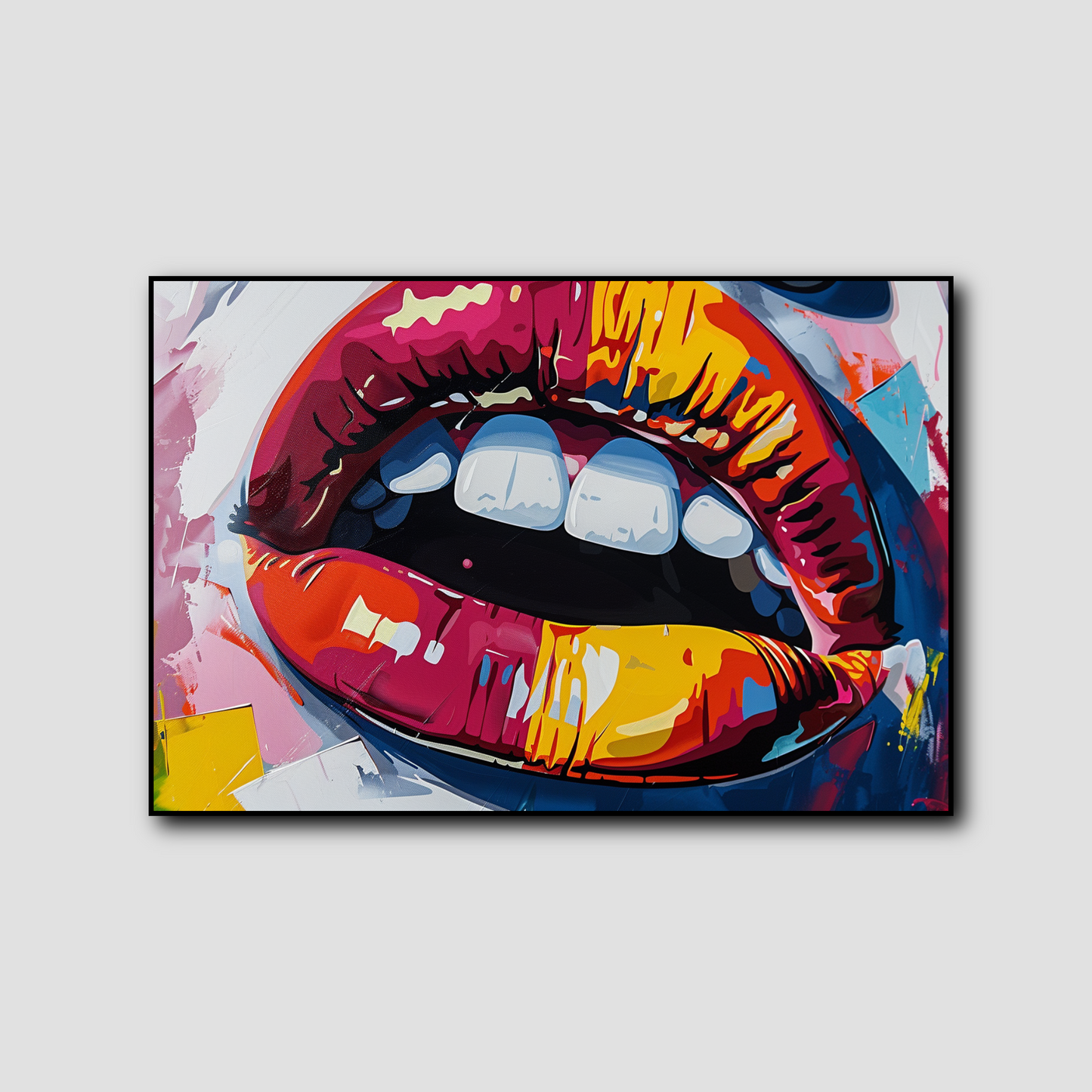 Tableau Bouche de Femme