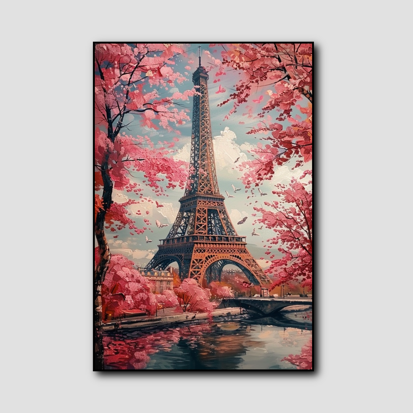 Toile Paris Romantique