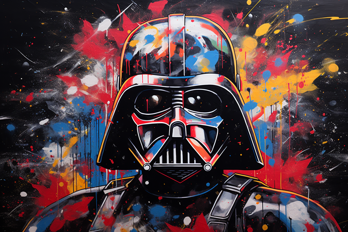 Tableau Street Art Stars Wars