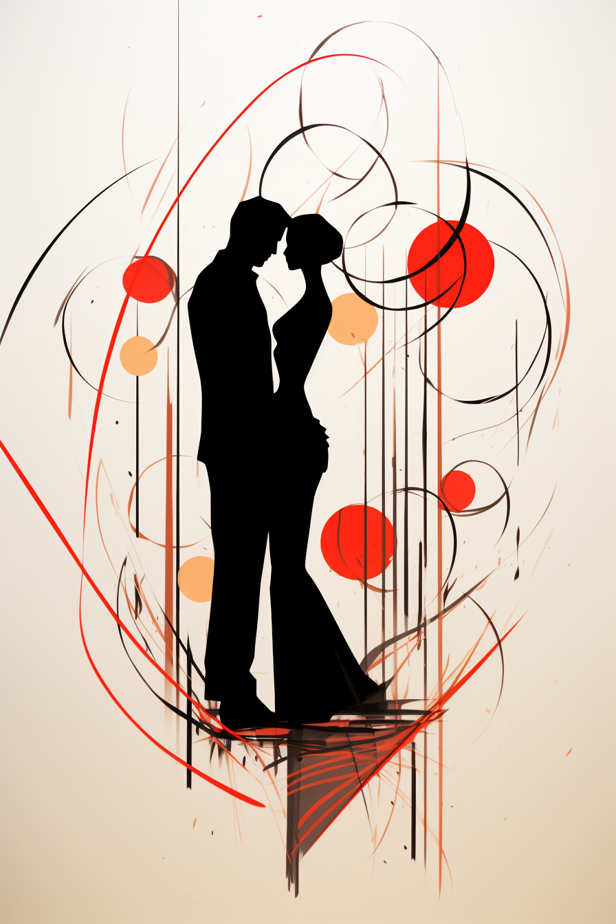 Tableau Minimaliste Amour