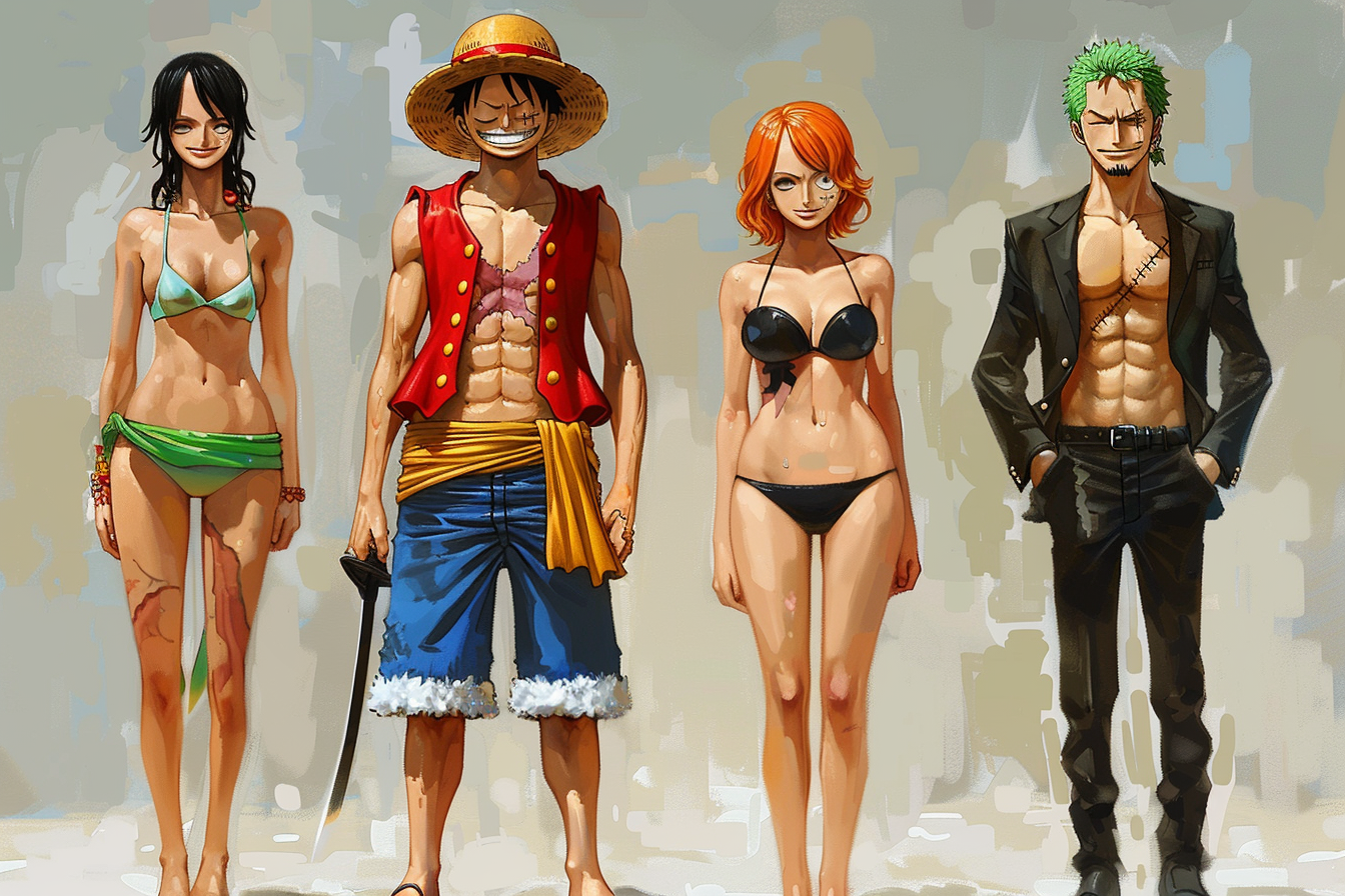 Tableau One Piece Les Personnages