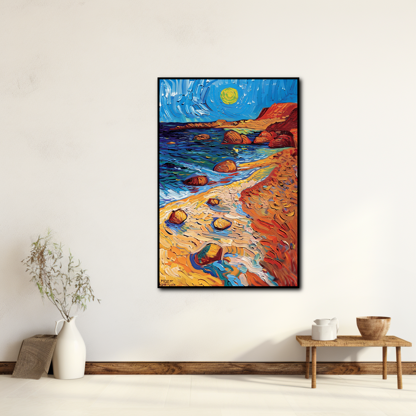Tableau Sable Coloré