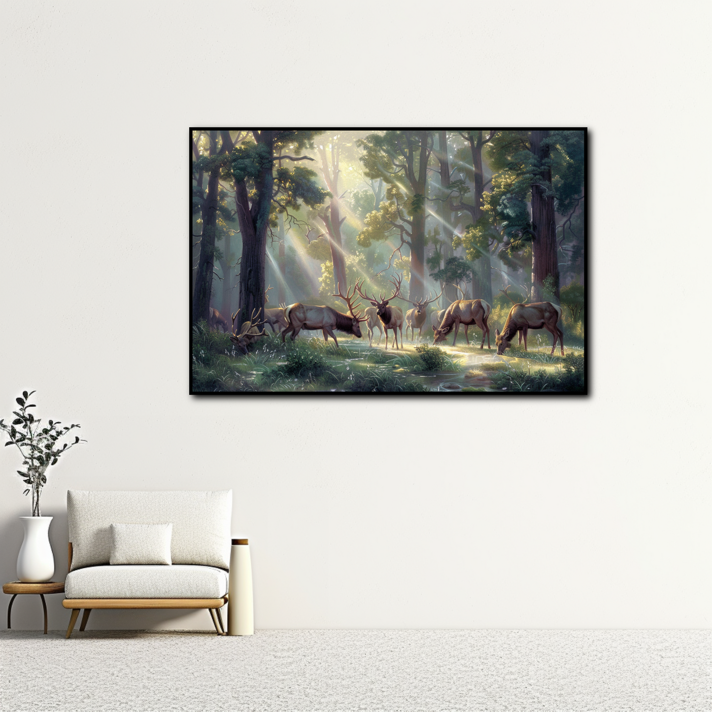 Tableau Cervidés