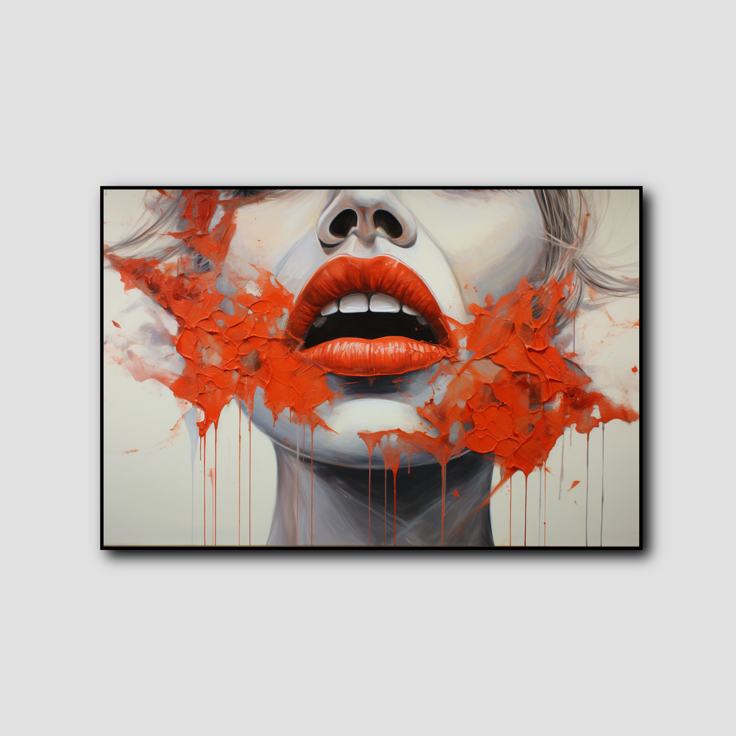 Tableau Bouche Peinture