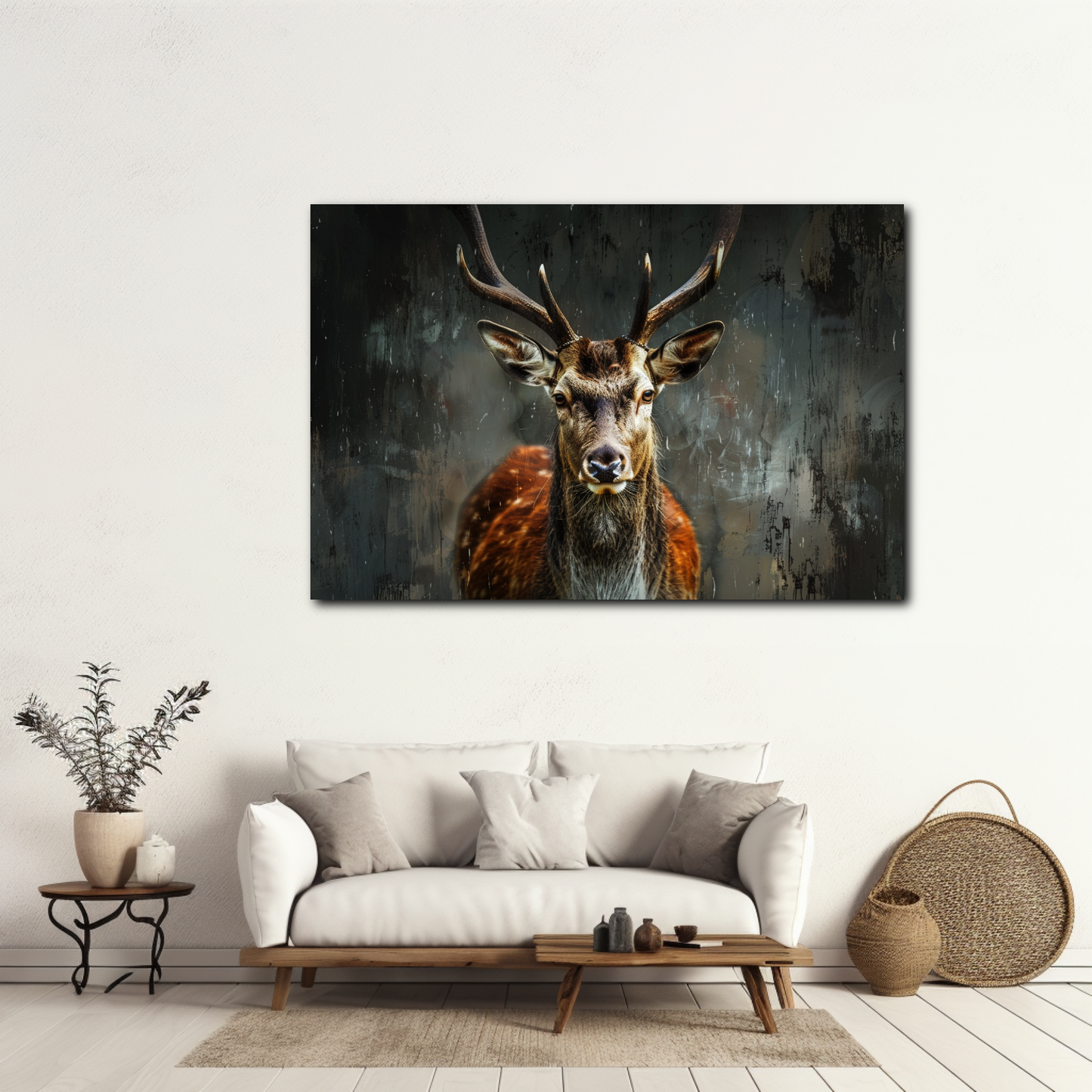 Tableau Cerf Moderne