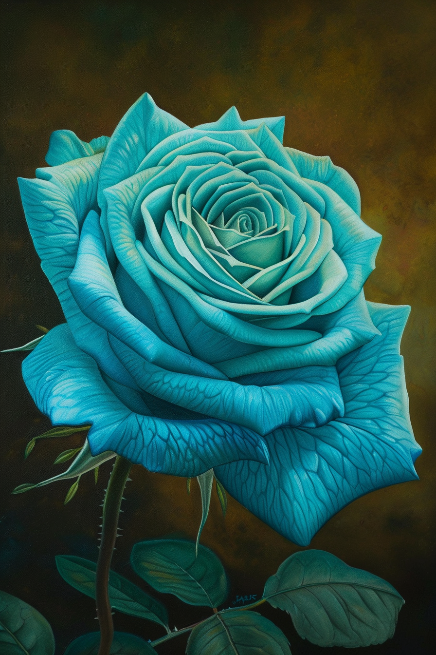 Tableau Rose Turquoise
