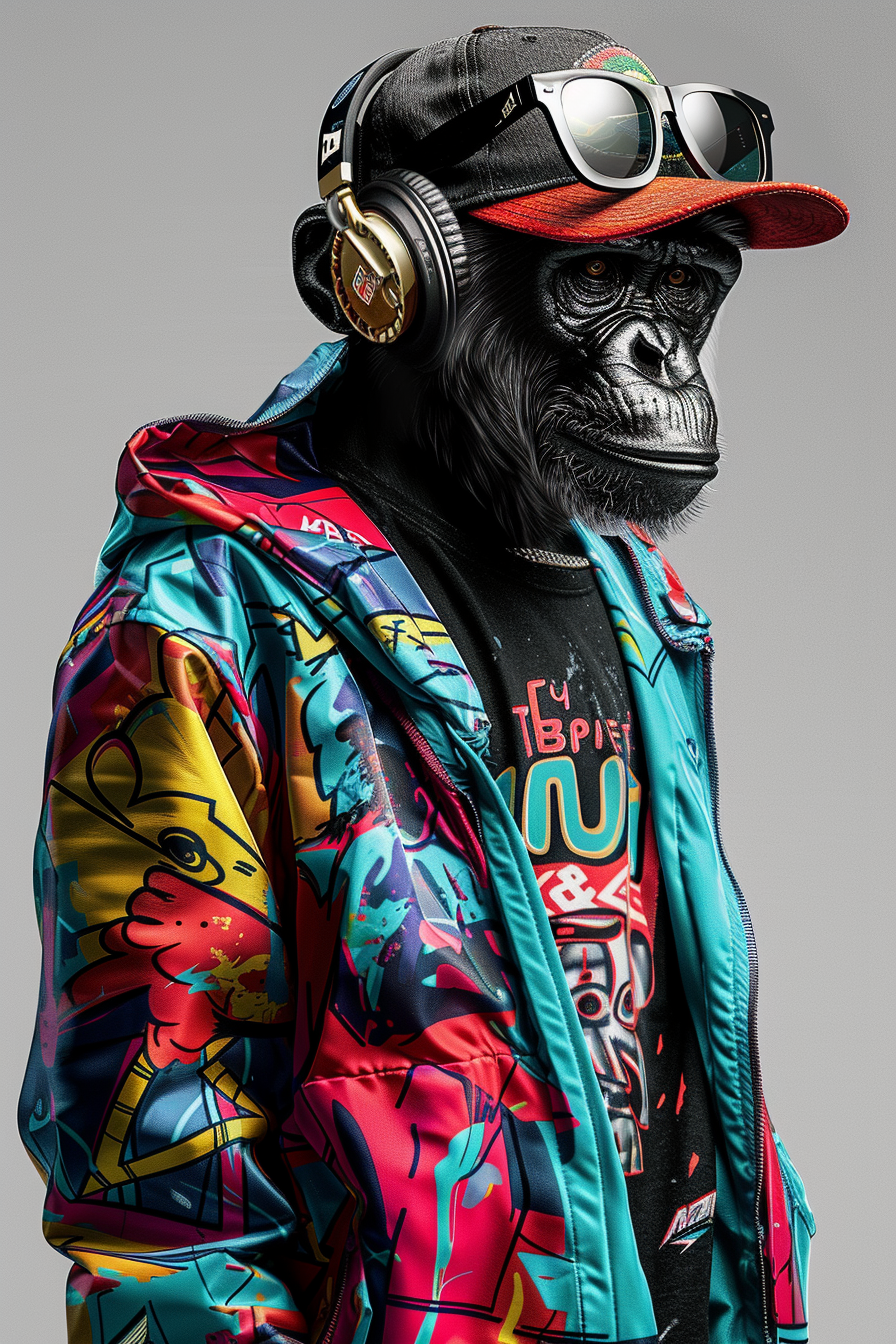 Tableau Singe Hip Hop