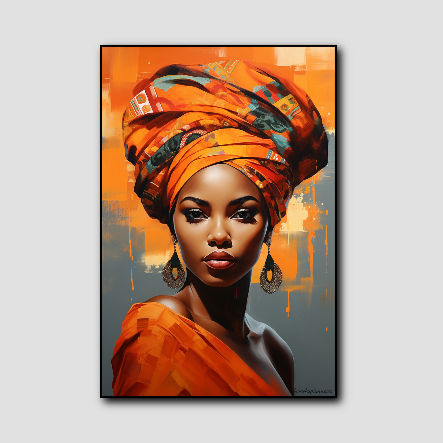 Tableau Femme Turban